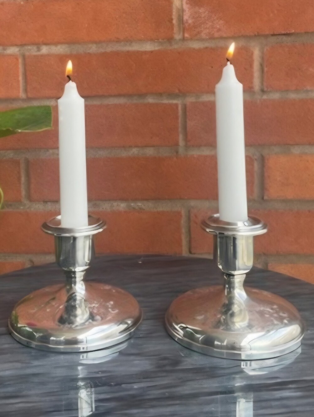 โจ๏ธBIRKS Vintage Candle Holders - Birks Regency Silverplate - โจ๏ธ